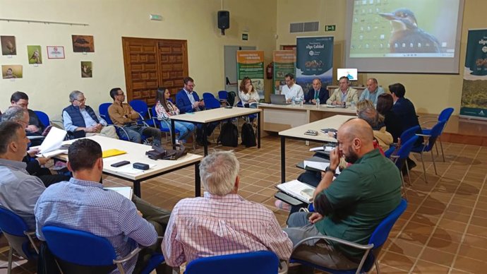Un momento de la reunión de la Junta Rectora del Parque Natural Sierra de Hornachuelos.