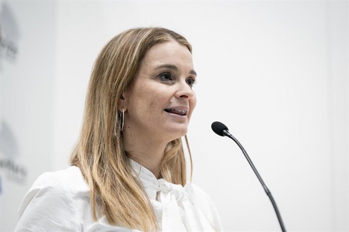 Archivo - La presidenta del Govern, Marga Prohens, en la Feria Internacional de Turismo, FITUR 2023