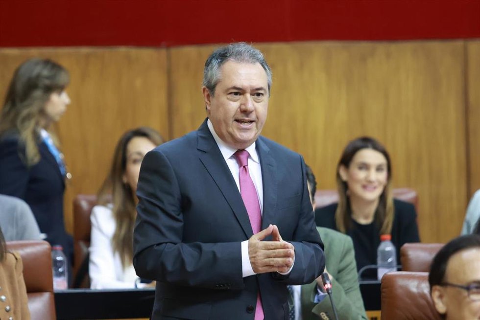 El secretario general del PSOE A, Juan Espadas, en una imagen de archivo.