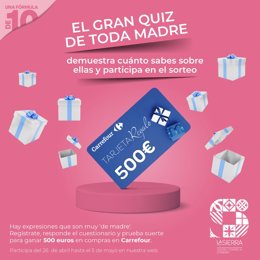 El centro comercial La Sierra celebra el Día de la Madre sorteando tarjetas regalo.