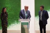 Foto: El asturiano Hugo Fontela siembra de verde las paredes del Museo Esteban Vicente con 'Notas para un para un paraíso'