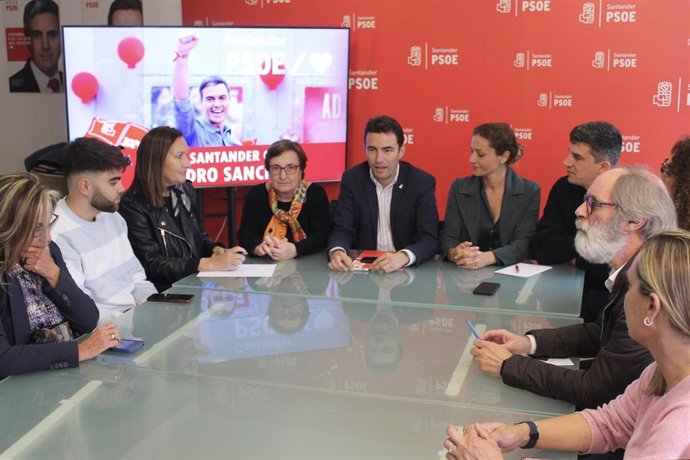 Reunión extraordinaria de la Comisión Ejecutiva del PSOE de Santander