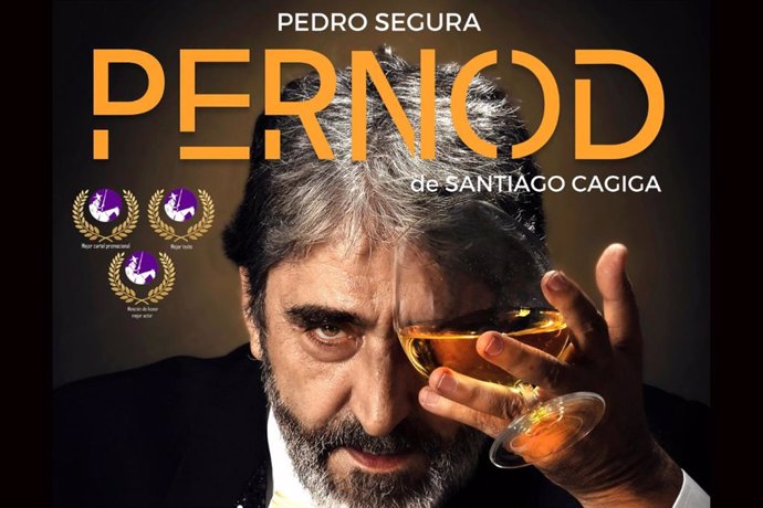 Cartel de la obra de teatro 'Pernod'