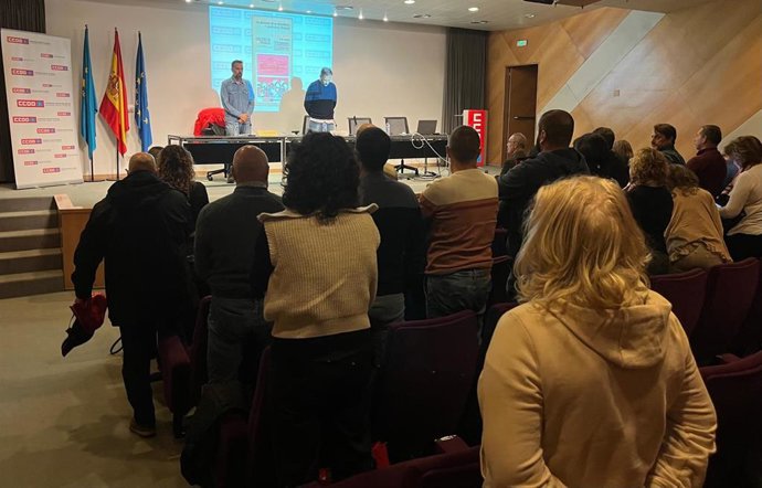 Jornada de salud laboral organizada por CCOO.
