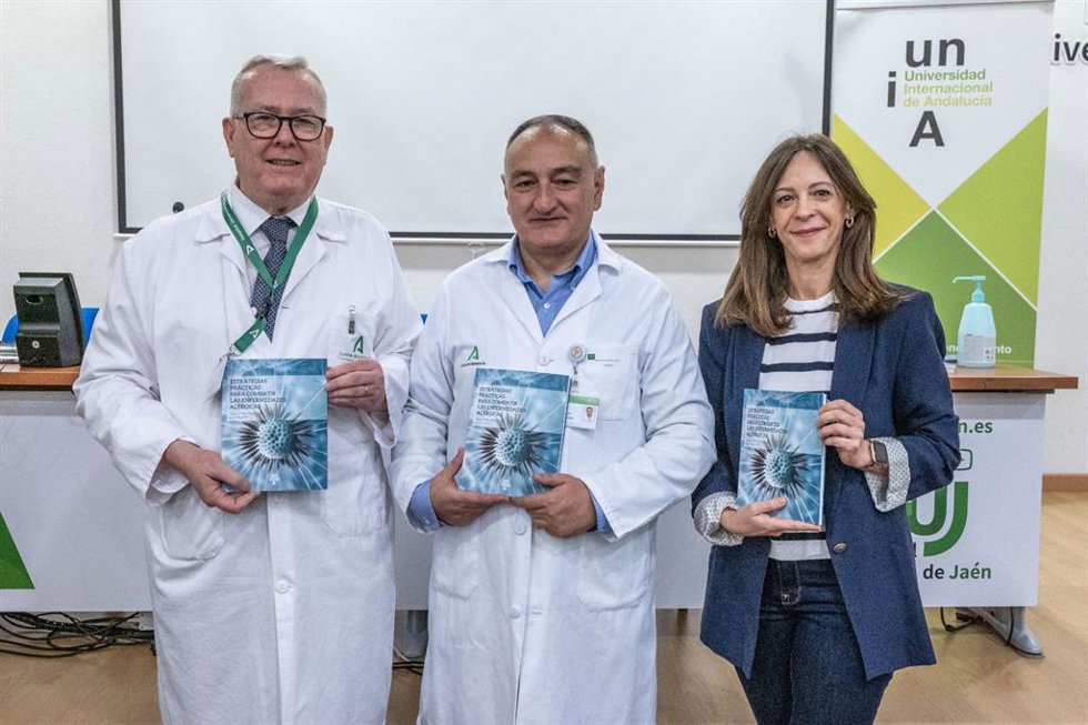 Presentación del libro sobre enfermedades alérgicas.