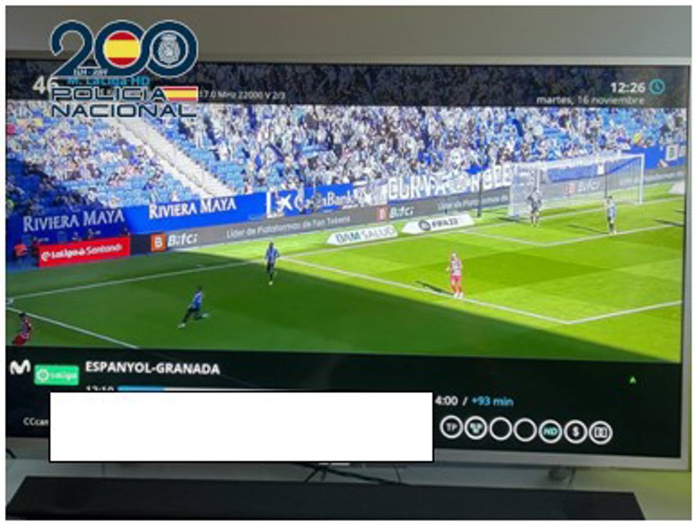 Los dos detenidos se dedicaban supuestamente a la venta ilícita de contenido audiovisual de pago