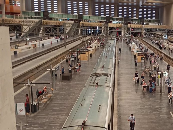 Archivo - Estación Delicias de Zaragoza.