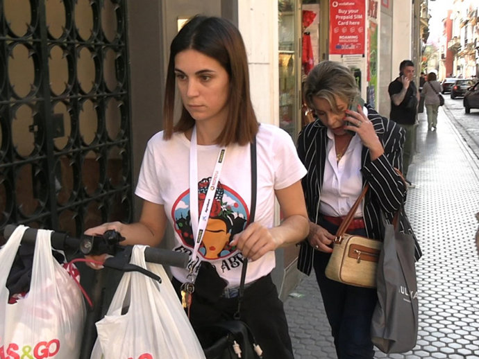 Samara y María José García, madre de Antonio Tejado