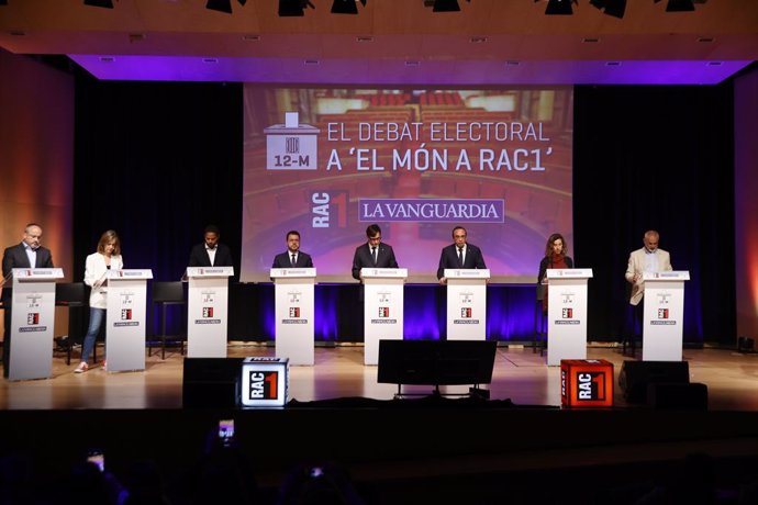 Debat electoral organitzat per 'La Vanguardia' i Rac 1