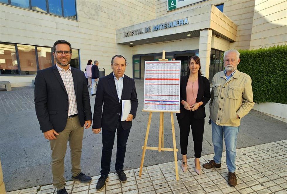 El coordinador del Gabinete Parlamentario del PSOE de Málaga, José Luis Ruiz Espejo, ha pedido la dimisión de la gerente del Hospital de Antequera por el aumento hasta las 10.085 personas de la listas de espera en seis meses.