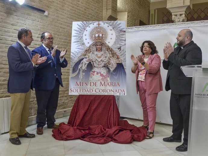 Presentación del cartel de las Fiestas de Gloria del Mes de Mayo de 2024 en Honor a María Santísima de la Soledad Coronada de Huévar