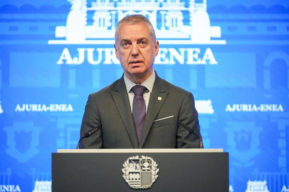 El lehendakari Iñigo Urkullu 