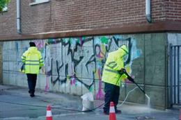 El programa ha permitido la supresión de 696 grafitis