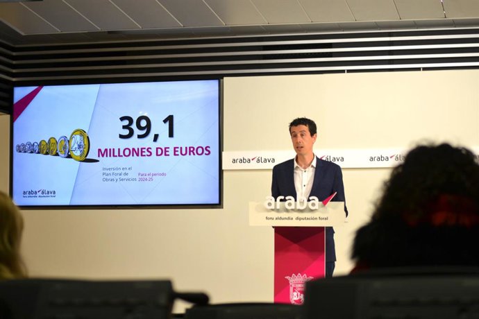 El diputado de Equilibrio Territorial y Ordenación del Territorio, Anartz Gorrotxategi