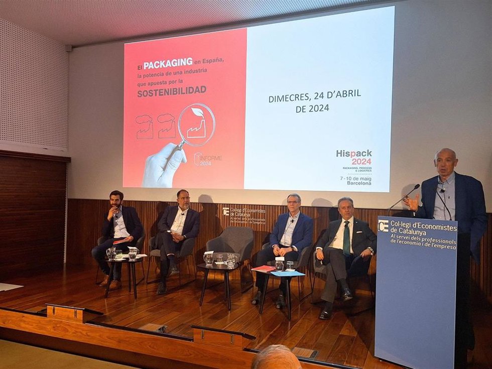 Presentación del informe de Hispack 2024, en el que el encuentro subraya la "gran fortaleza y dinamismo" del 'packaging' en España