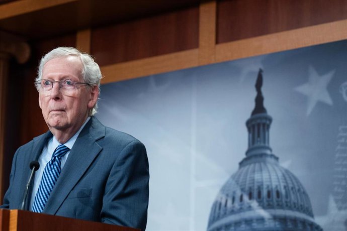 El líder de la minoría republicana en el Senado de EEUU, Mitch McConnell 