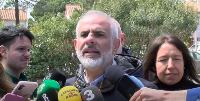 El candidato de Cs a las elecciones catalanas, Carlos Carrizosa