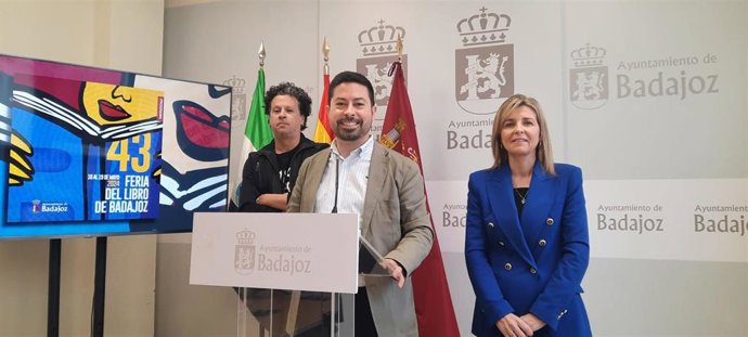 Presentación de la Feria del Libro de Badajoz.