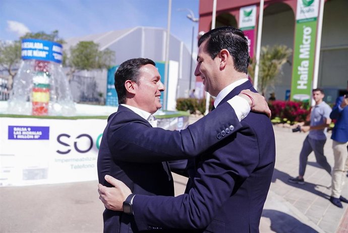 El presidente de la Diputación de Almería y el alcalde de Níjar.