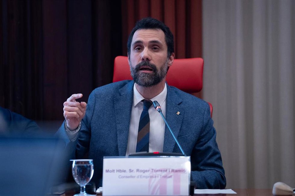 Archivo - El conseller de Empresa y Trabajo, Roger Torrent, en una imagen de archivo.