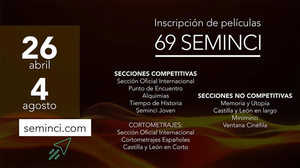 La Semana Internacional de Cine de Valladolid abre el plazo de inscripción de películas para su 69 edición