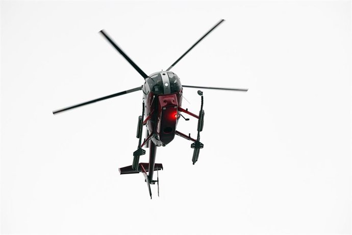 Archivo - Imagen de archivo de un helicóptero.