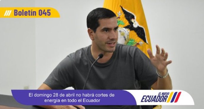 El ministro de Energía y Minas de Ecuador, Roberto Luque.
