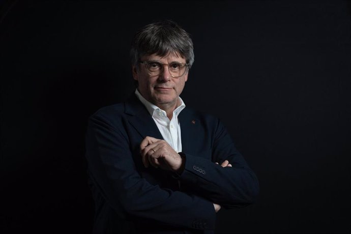 El candidato de Junts+ a las elecciones catalanas, el expresidente Carles Puigdemont.