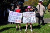 Foto: Miles de manifestantes piden la declaración de "emergencia nacional" contra la violencia machista en Australia