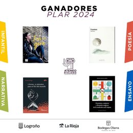Ganadores de la décima edición del premiio del libro Ateneo Riojano