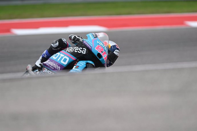 80 ALONSO David (col), CFMoto Aspar Team, CF Moto Moto3, action during the 2024 Moto3 Red Bull Grand Prix of The Americas on Circuit Of The Americas from April 12 to 14, 2024 in Austin, United States - Photo Studio Milagro / DPPI