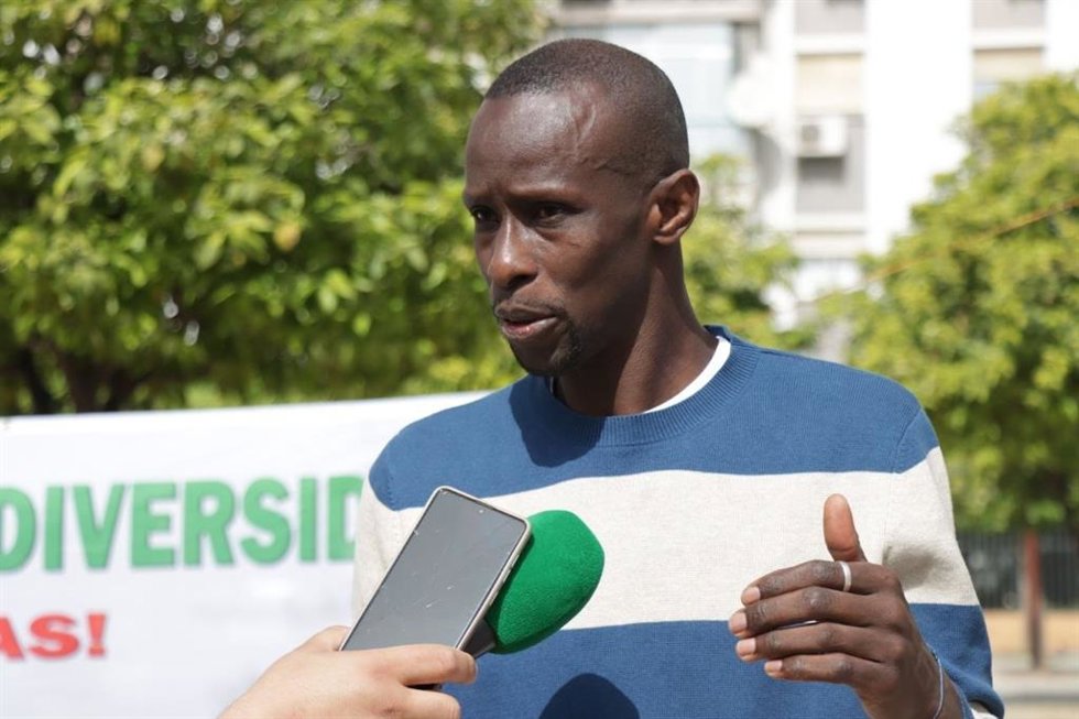 Archivo - El exdiputado de Unidas Podemos en la Asamblea de Madrid y actual secretario de Antirracismo de Podemos, Serigne Mbayé, ne imagen de archivo