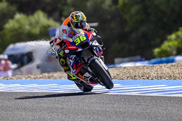 36 MIR Joan (spa), Repsol Honda Team, Honda RC213V, action during the 2024 MotoGP Estrella Galicia 0,0 de Espana on Circuito de Jerez - Ángel Nieto from April 26 to 28 , 2024 in Jerez, Spain - Photo Studio Milagro / DPPI