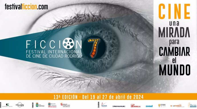 Cartel de de la XIII edición del Festival Internacional de Cine de Ciudad Rodrigo.