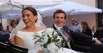 Joaquín Astolfi y Alba Valenzuela se casan en Triana con Luis Astolfi de testigo