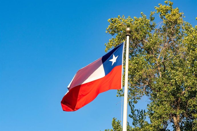 Archivo - Bandera de Chile.