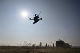 Foto: Ucrania.- La defensa aérea rusa intercepta cinco drones ucranianos sobre la región de Briansk
