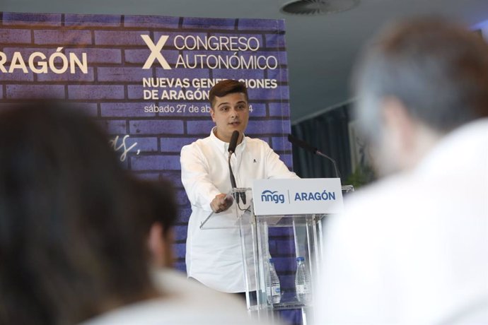 José Mateo Moraz, nuevo presidente de Nuevas Generaciones del PP de Aragón.