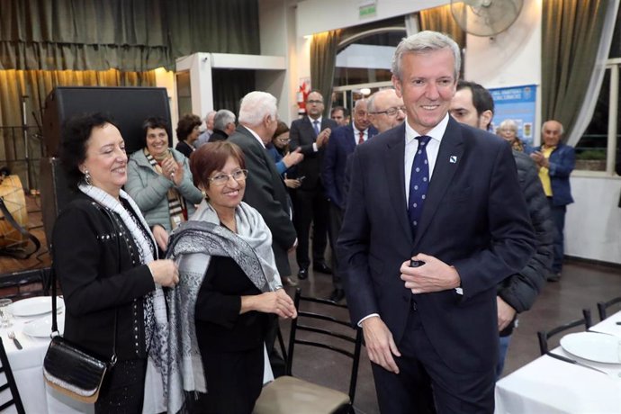 Archivo - Alfonso Rueda durante su viaje a Buenos Aires, Argentina.