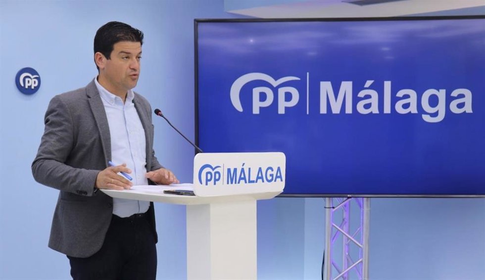 El coordinador general del PP de Málaga, Cristóbal Ortega.