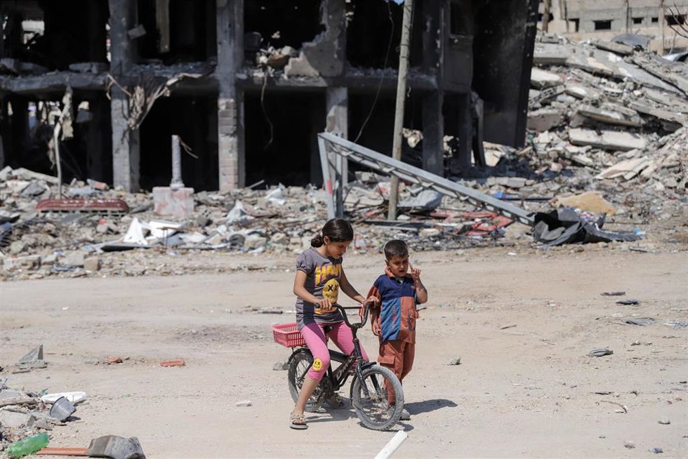 Imagen de archivo de la guerra de Gaza 