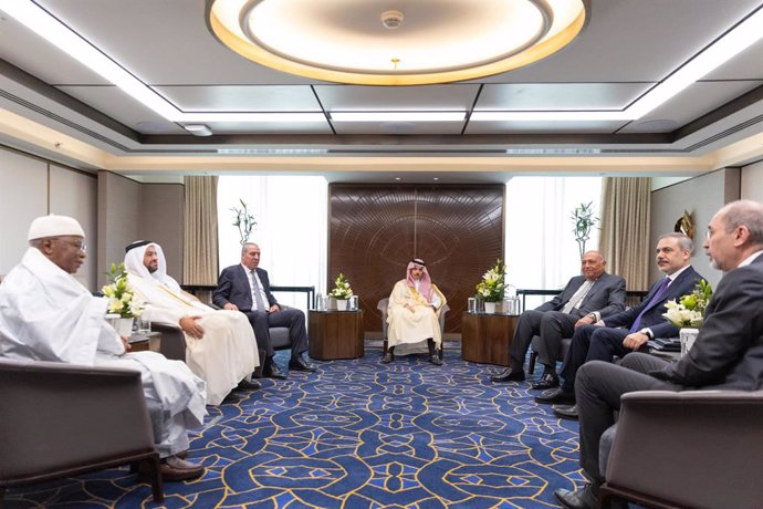 Reunión de ministros árabes e islámicos en el Foro Económico Mundial de Riad