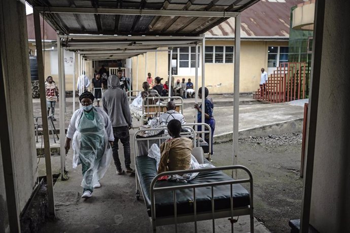 Imagen de archivo de desplazados congoleños en un hospital de Goma (Kivu Norte, RDC) 