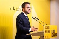 Aragonès reprocha a Sánchez su "cortina de humo" y pide reformar el Código Penal y Ley Mordaza