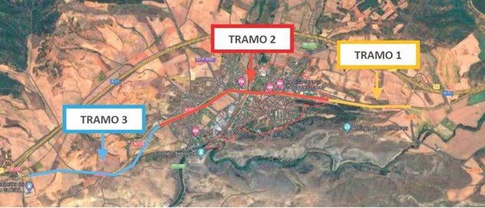 El Gobierno rehabilitará la N-122 a su paso por el núcleo urbano de El Burgo de Osma (Soria) .