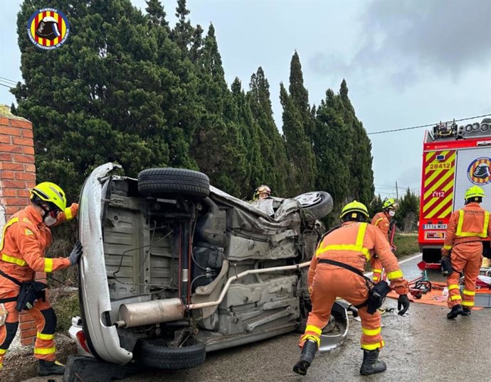 Accident en la CV-603 a Cullera