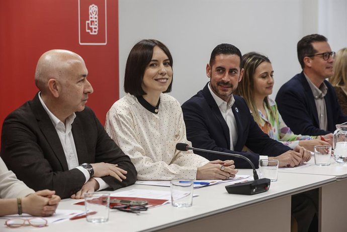 Diana Morant i Carlos Fernández Bielsa en una executiva del PSPV