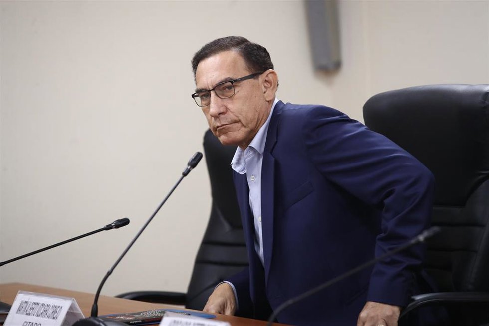 Archivo - El expresidente de Perú Martín Vizcarra (2018-2020)