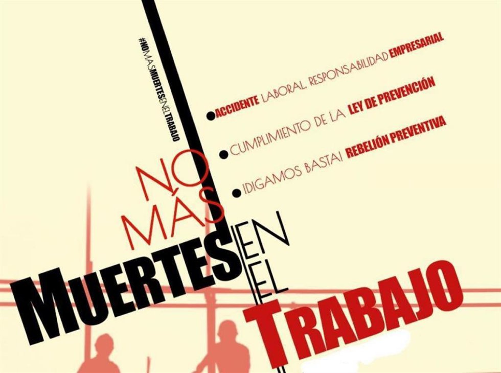 CCOO lamenta que Huelva "lidere" el ranking nacional de siniestralidad laboral.