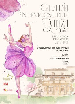 La Diputación de Cáceres celebra el Día Internacional de la Danza con actuaciones de alumnos